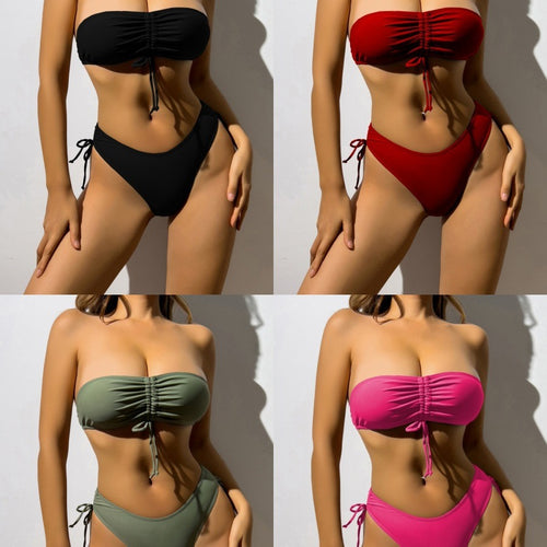 Femme Bandeau Cut-Out Bikini Set Stilla