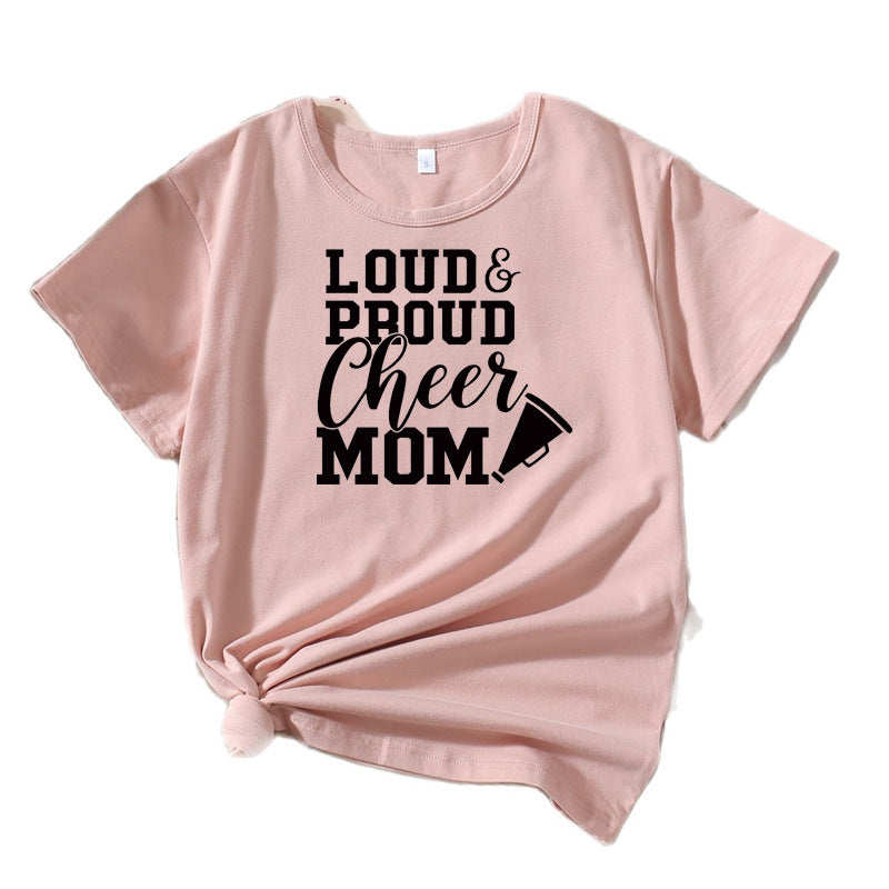 Kvinder Cheerleading Mor Grafik T-Shirt Stilla