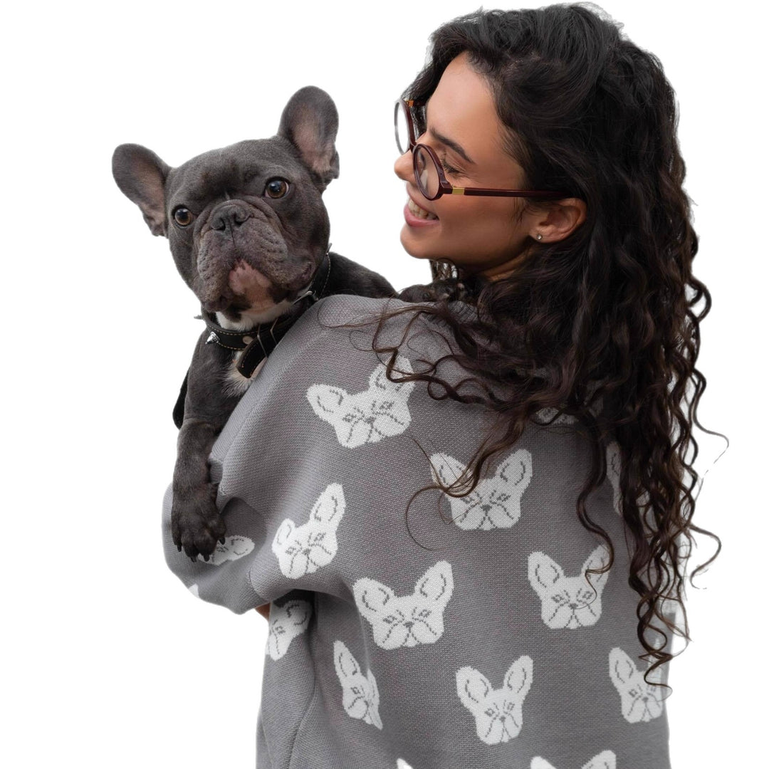 Kvinders sweater med kreativt dyremotiv og afslappet pasform Stilla