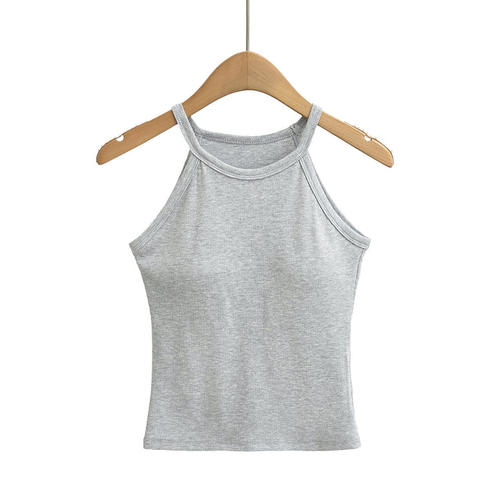 Dame Sporty Halterneck-top med åndbart strækmateriale og komfortabel pasform Stilla
