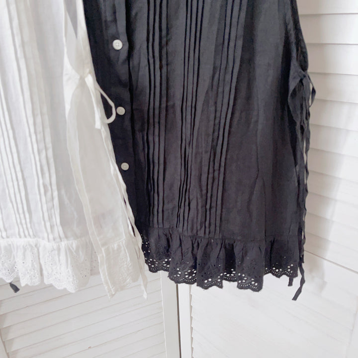 Femme Elegante Faldende Ærmeløs Bluse Stilla