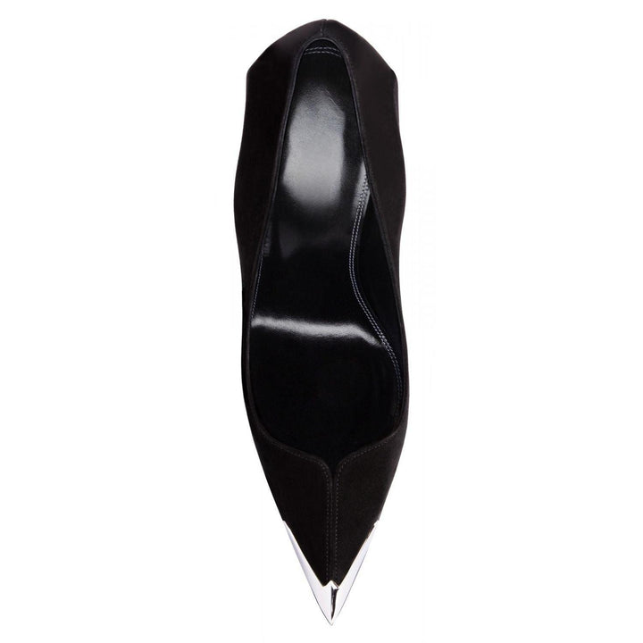Femme Luxe Spids-Ti Stiletto-Hæle med Metallic-Detalje Stilla