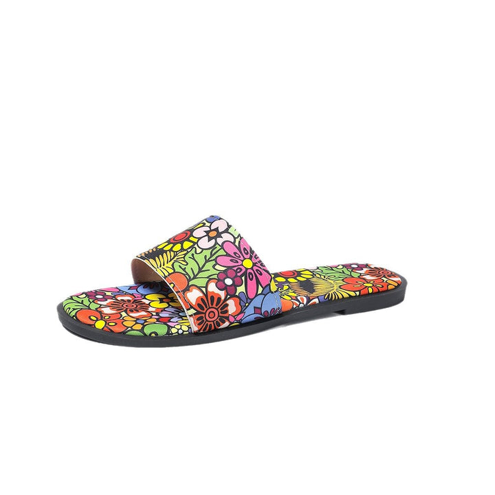 Dame mode Tåseparatorer med spændende leopardmønster og skridsikker sål Stilla