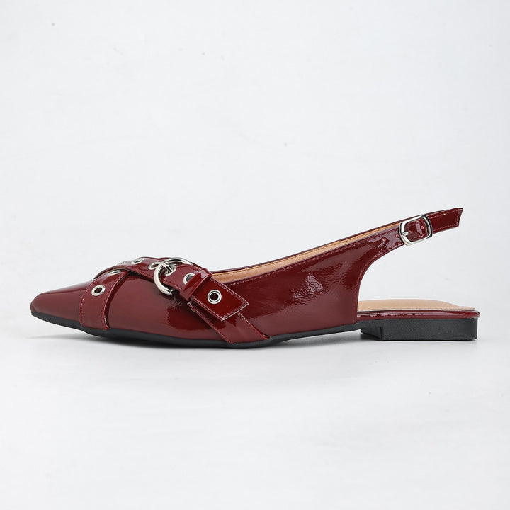 Dame Slingback Ballerinas med elegante detaljeudsmykninger Stilla