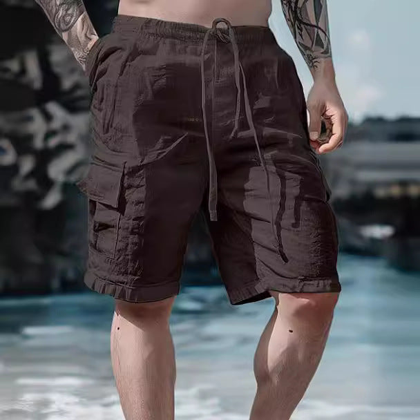 Herrer Cargo-short med flere lommer Stilla
