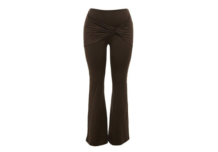 Damer Bootcut-bukser med raffineret knude-design Stilla