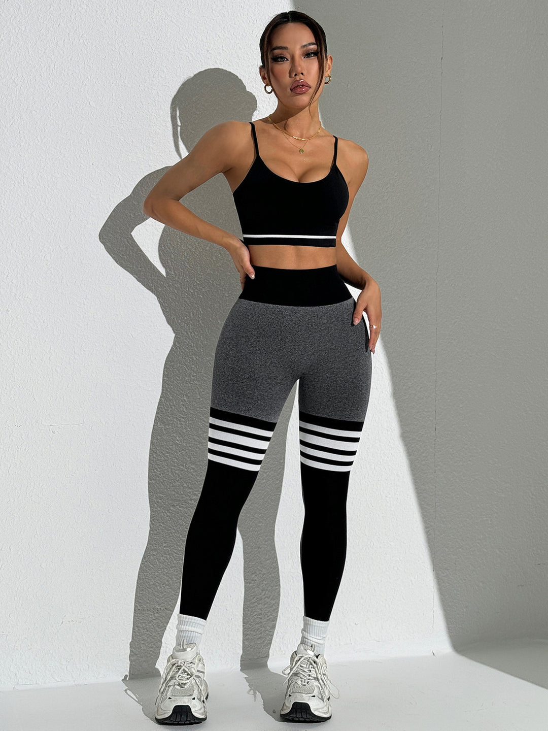 Dame Sport-BH og Leggings Sæt Stilla