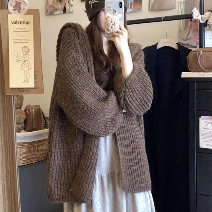 Kvinders hyggelige strik cardigan Stilla