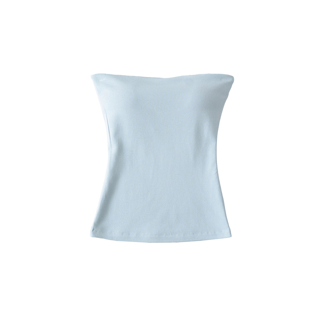 Dame Off-Shoulder Shirt i blødt strækstof med figursyet snit Stilla