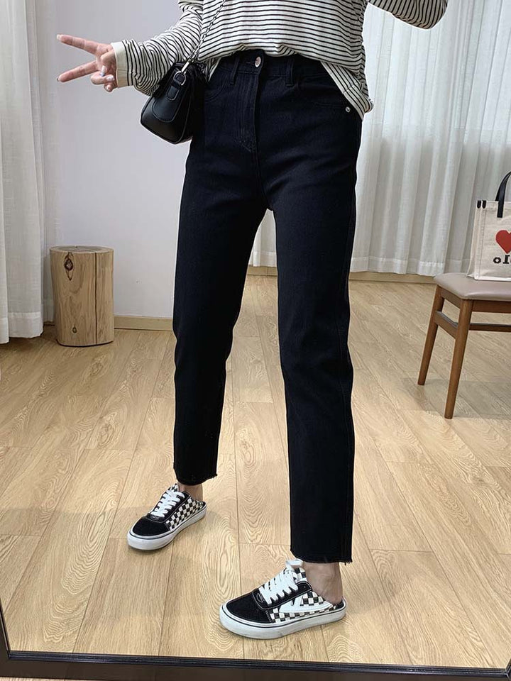 Dame moderne tilpasselige jeans Stilla