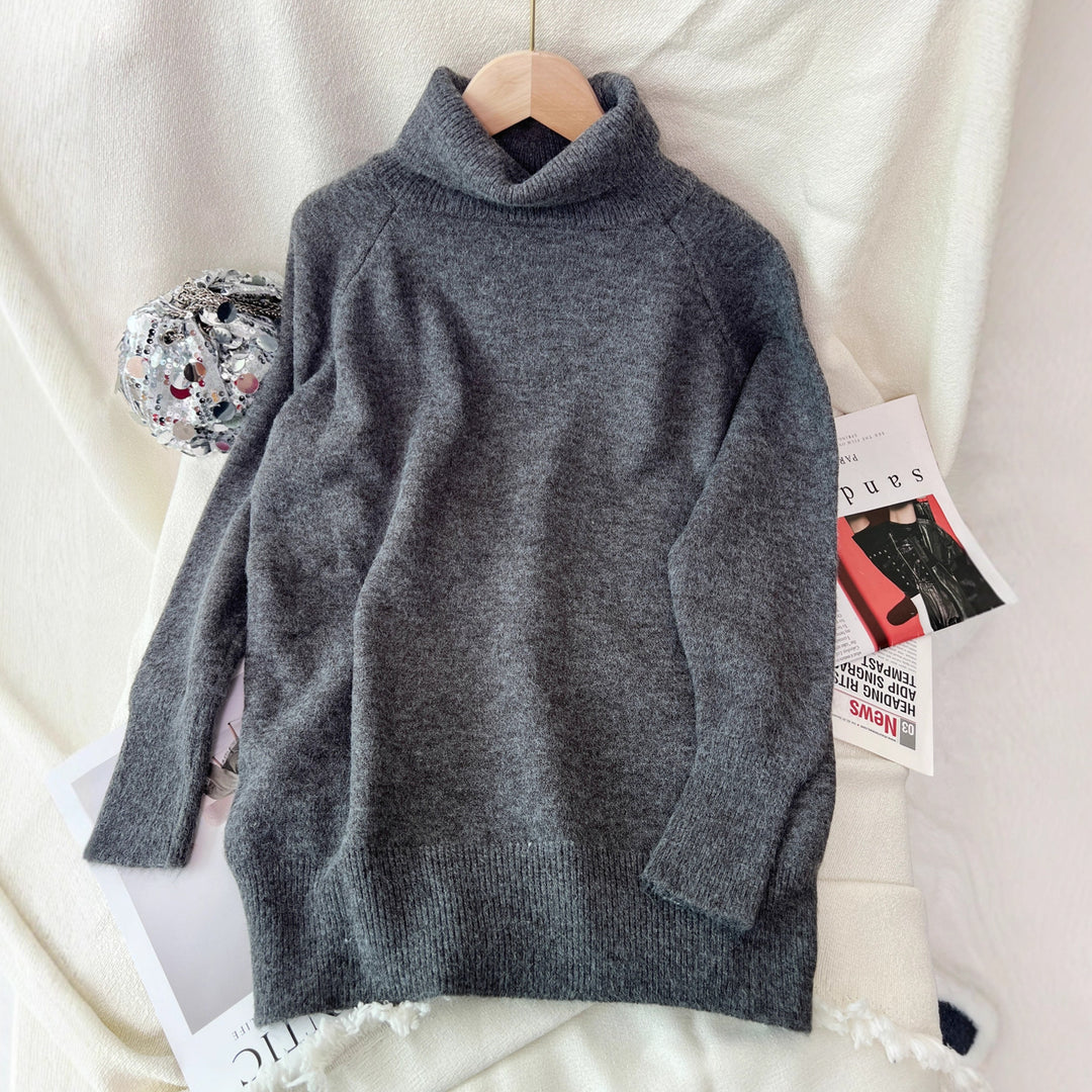Kvinders sweater med høj krave lavet af blødt cashmere-blend Stilla