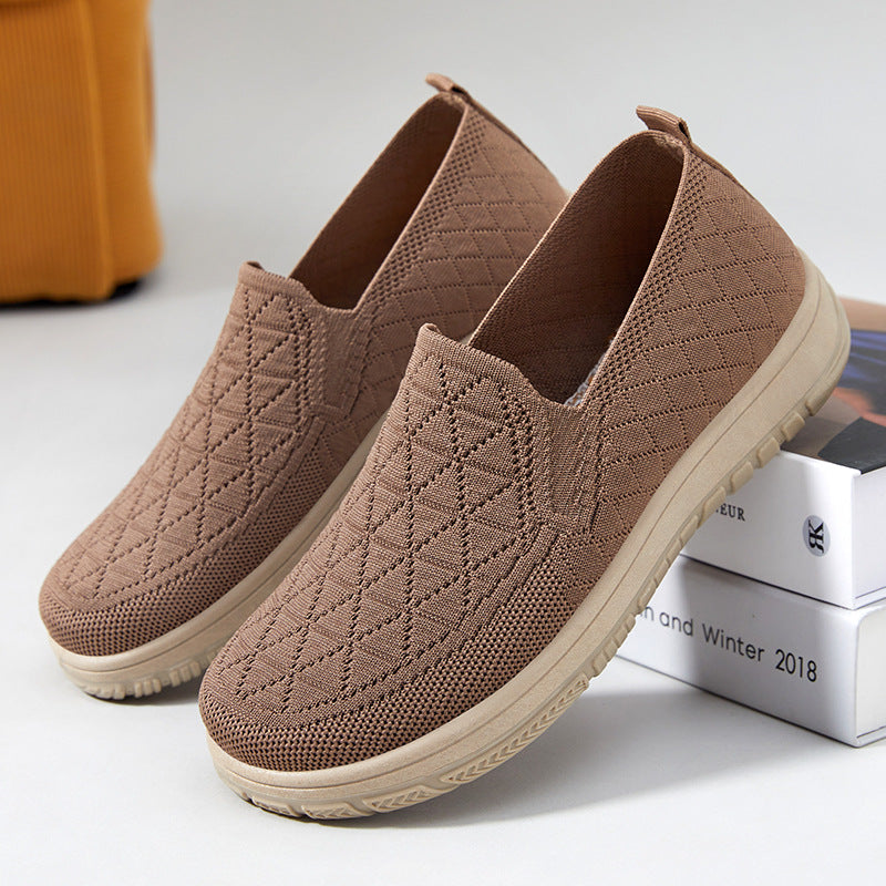 Dame Casual Komfort Slip-On Sneakers med struktureret overdel Stilla