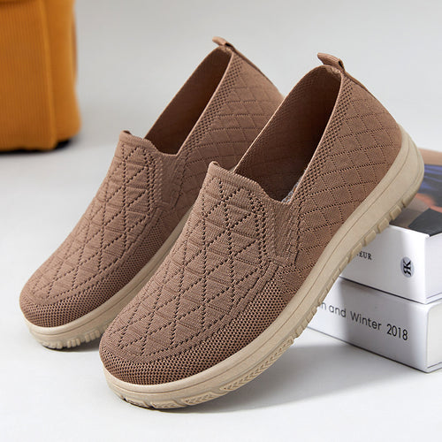 Dame Casual Komfort Slip-On Sneakers med struktureret overdel Stilla