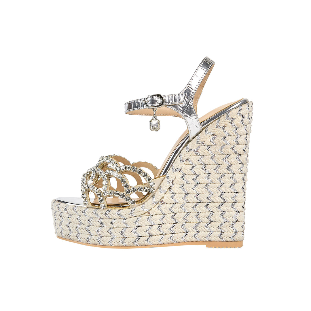 Femme Dekorative Kile Sandaler Stilla