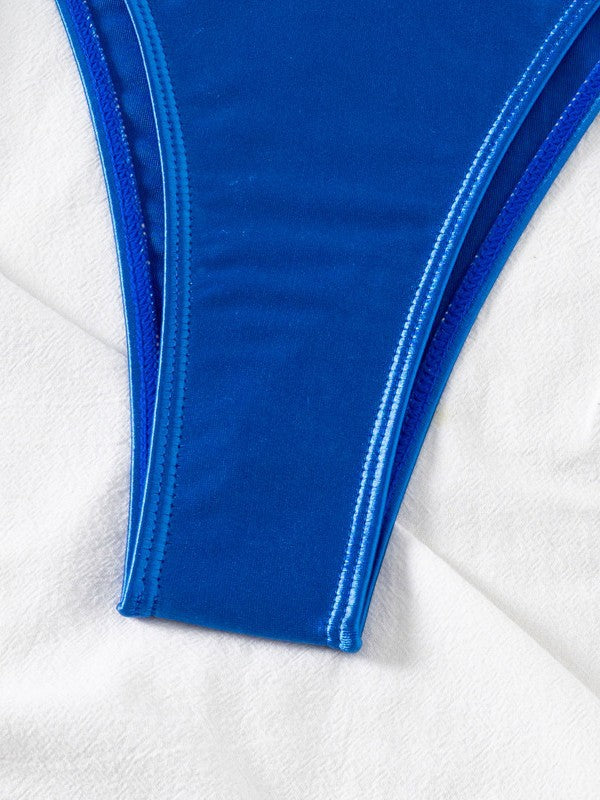 Dame Halterneck Glinsende Bikini-Sæt Stilla