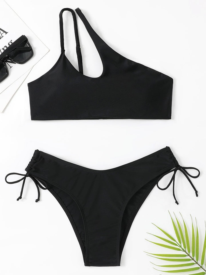 Dame justerbar bøjlefri bikini top og underdel sæt Stilla