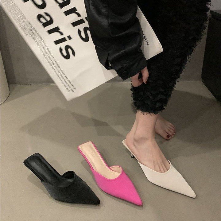 Damer Elegante Slingback-pumper med spids tåområde og trendy design Stilla
