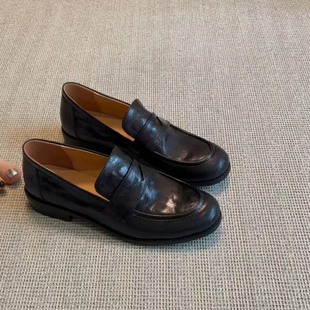 Herrer afslappet læder slippers Stilla