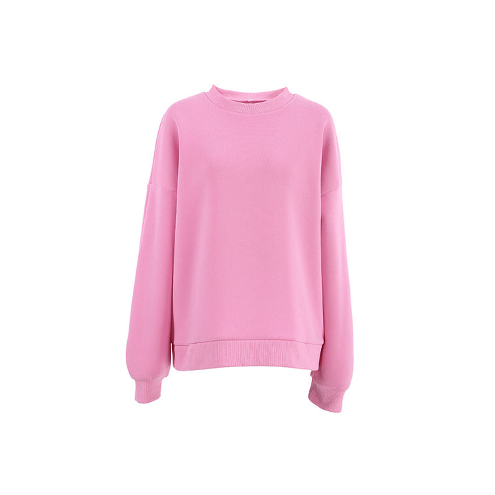 Dame Oversized Sweatshirt med høj krave og bløde ærmer Stilla