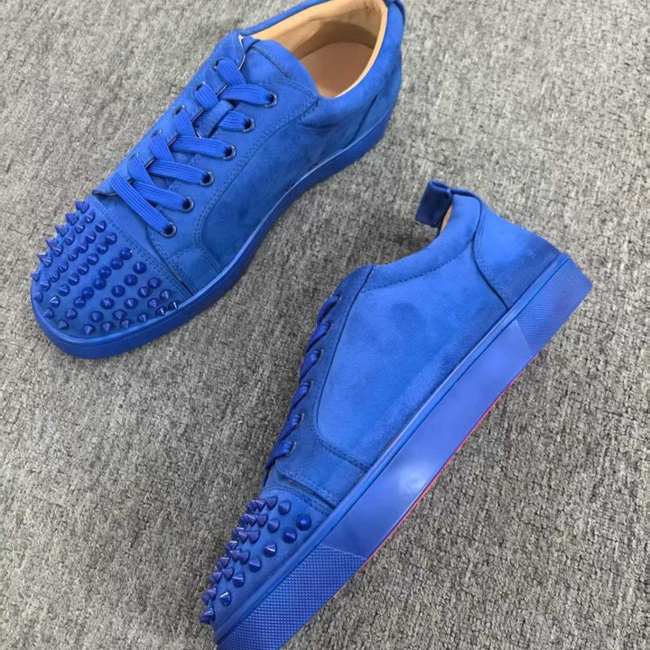 Herren Premium Wildleder Spike Detail Sneaker Stilla