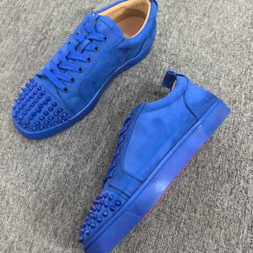 Herren Premium Wildleder Spike Detail Sneaker Stilla