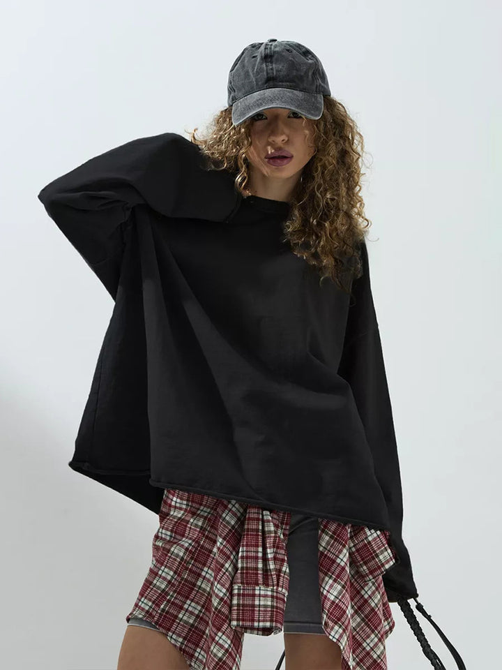 Kvinder oversized langærmet skjorte Skovae