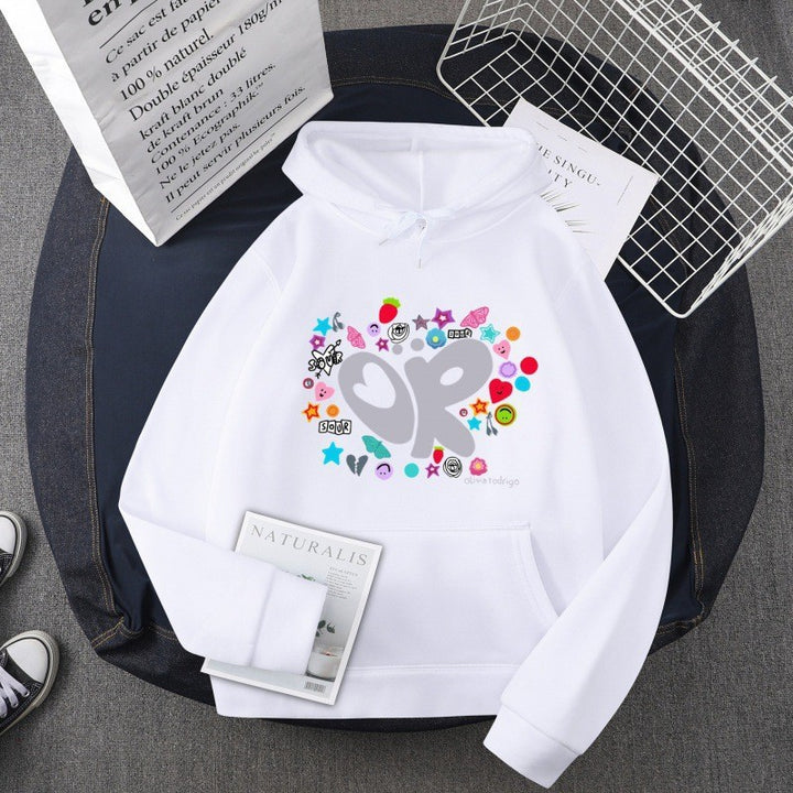 Kvinders hoodie med kreativ grafisk design Skovae