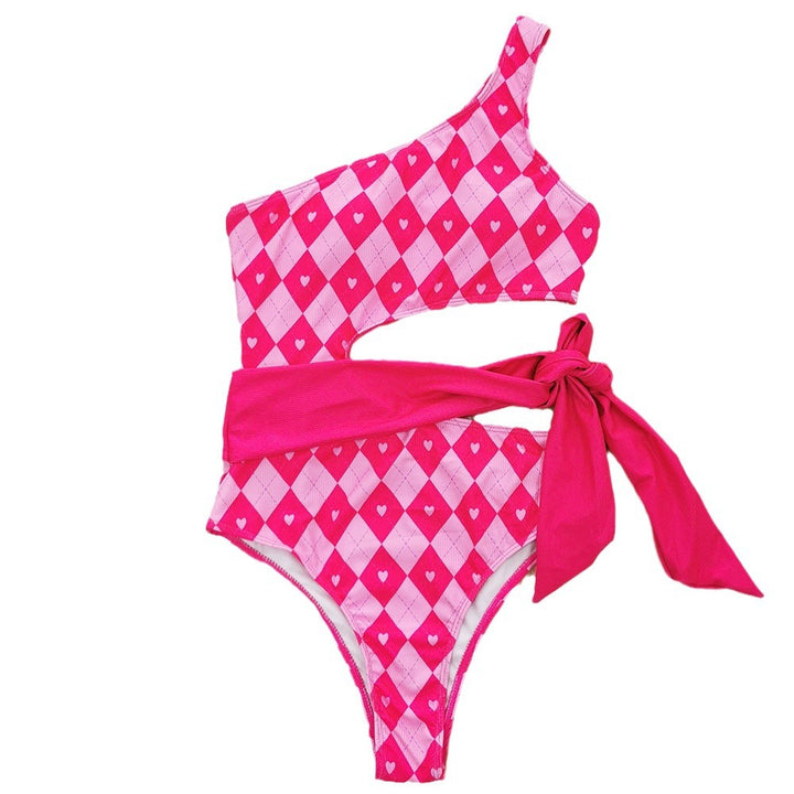 Dame Bikini-sæt med innovativt kryds-top og højt skåret trusse Stilla