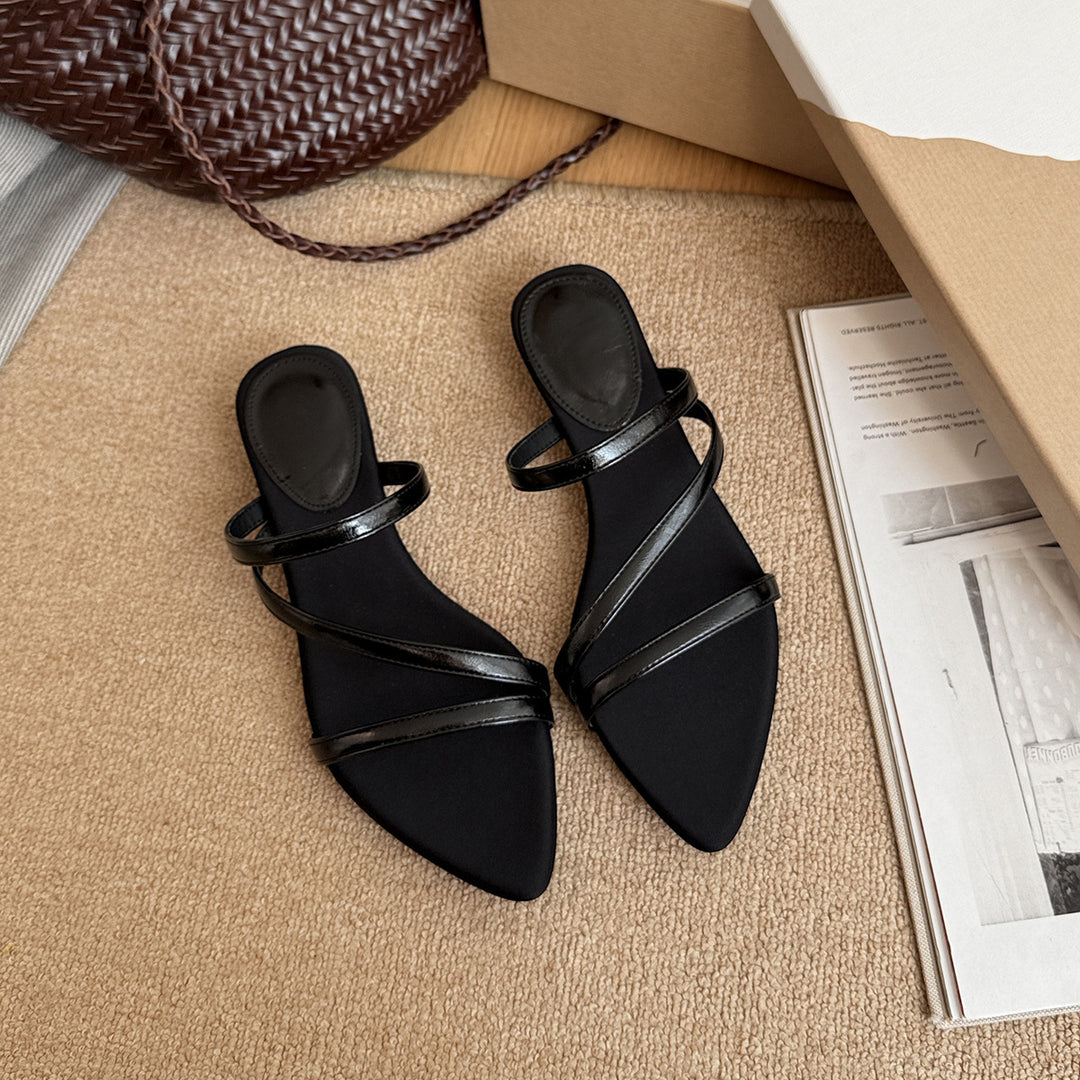 Femme Strappy Open-Toe Slide Sandaler Stilla