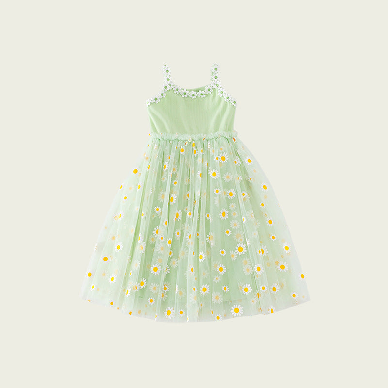 Pige blomsterprint tylkjole Stilla