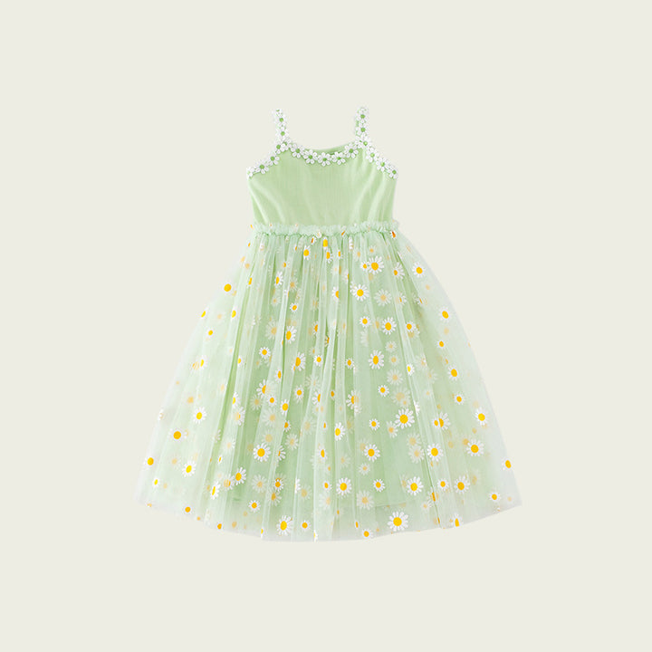 Pige blomsterprint tylkjole Stilla
