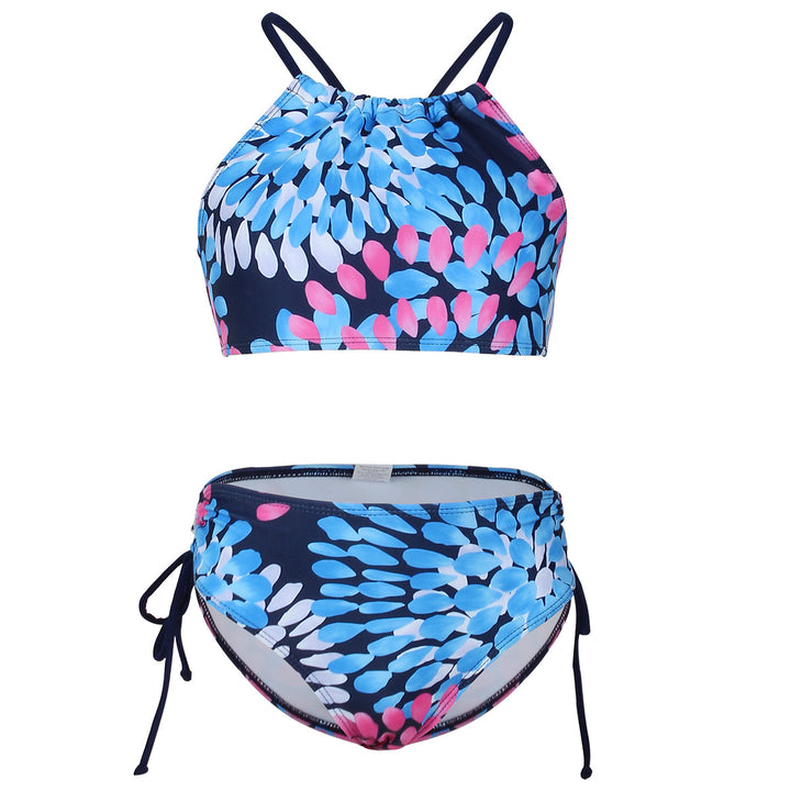 Dame Farverig Sport-Bikini med justerbare stropper Stilla