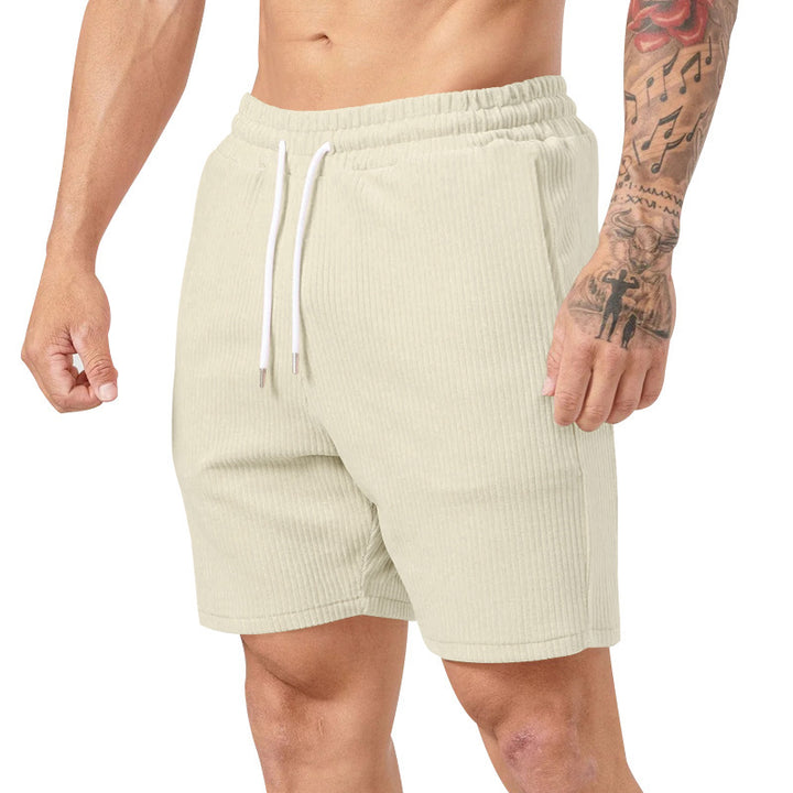 Herre fritidsshorts med elastisk talje og praktiske sidelommer Stilla