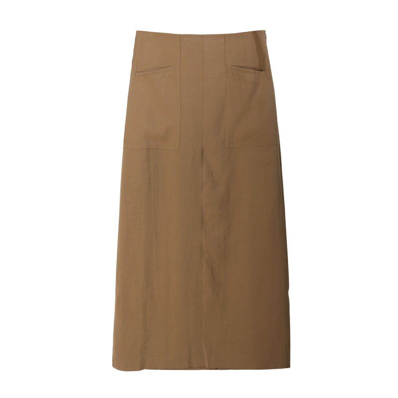 Dame elegant Maxikjole med struktureret overdel og side split Stilla