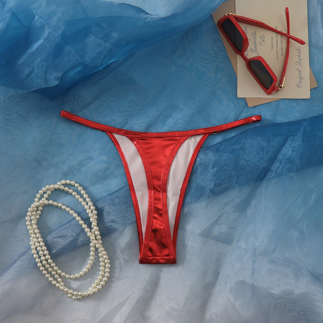 Dame Højskåret Bikini-Trusse med elegant design Skovae