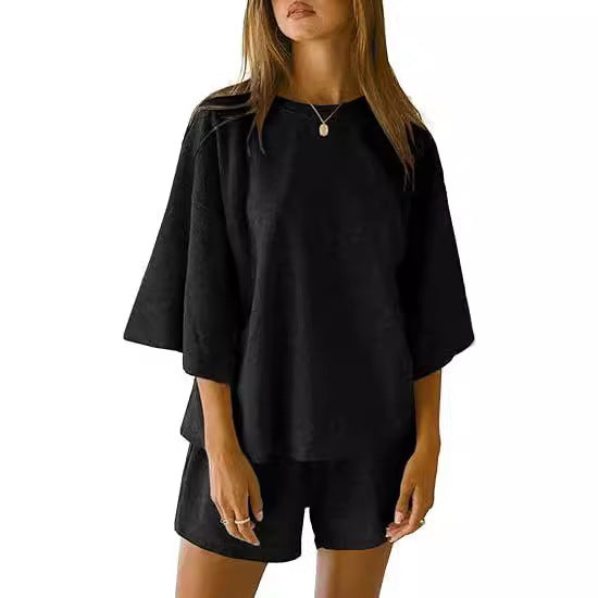 Dame fritidsoverdel og shorts-sæt Stilla