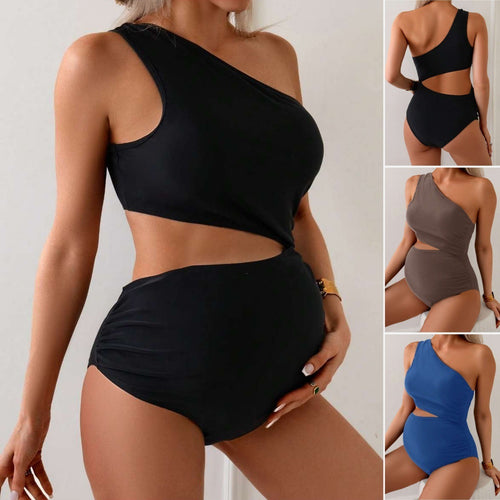 Damer En-sidet Badedragt med kreative Cut-Outs Skovae