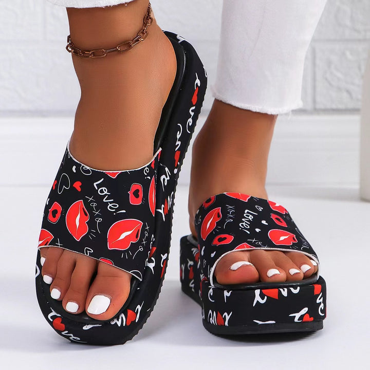Dame Komfortable Tøfler med Fashionable Sommerfugl Design Stilla
