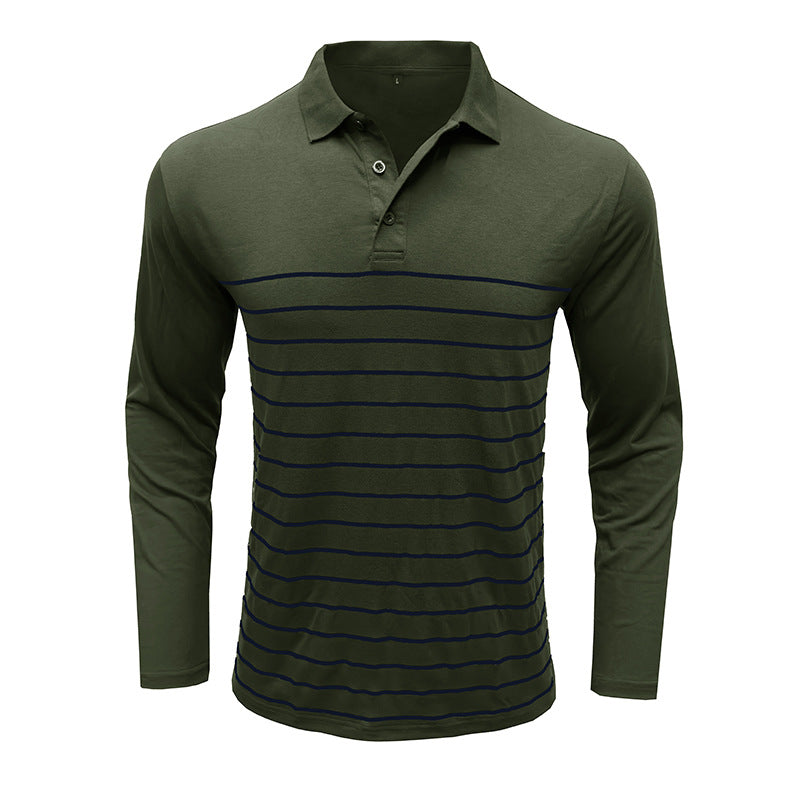 Stilla | Pique Pullover Slim Fit Bomuldsstrik Elegant Stribemønster