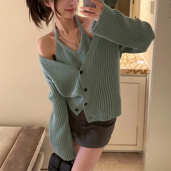 Kvinders cardigan med struktureret design og stilfulde knapdetaljer Stilla