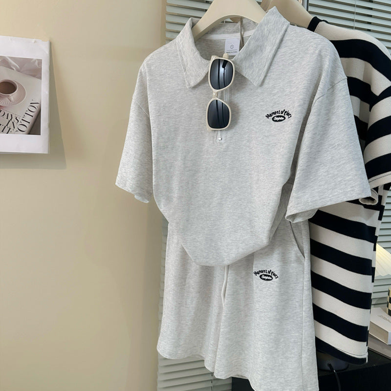 Femme Sporty Halv-Zip Polo Kjole Stilla