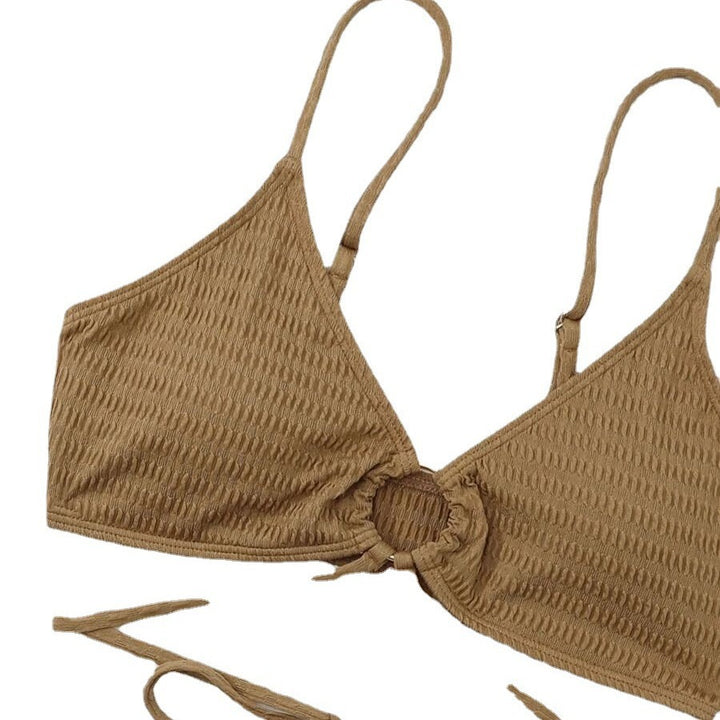 Femme Teksturert Triangle Bikini Stilla