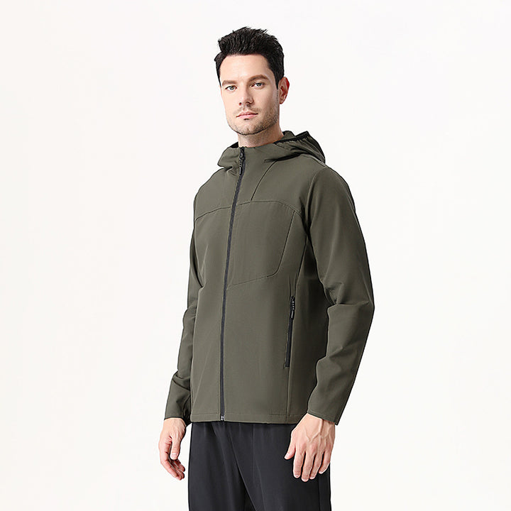 Herrer Sportiv Outdoor-jakke med åndbart materiale Stilla