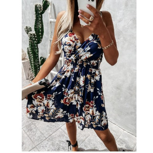 Femme Floral Smocked Sommerkjole Stilla