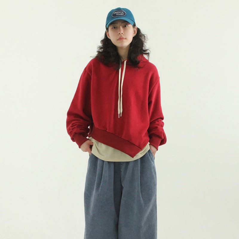 Dame casual hoodie med oversized pasform Stilla