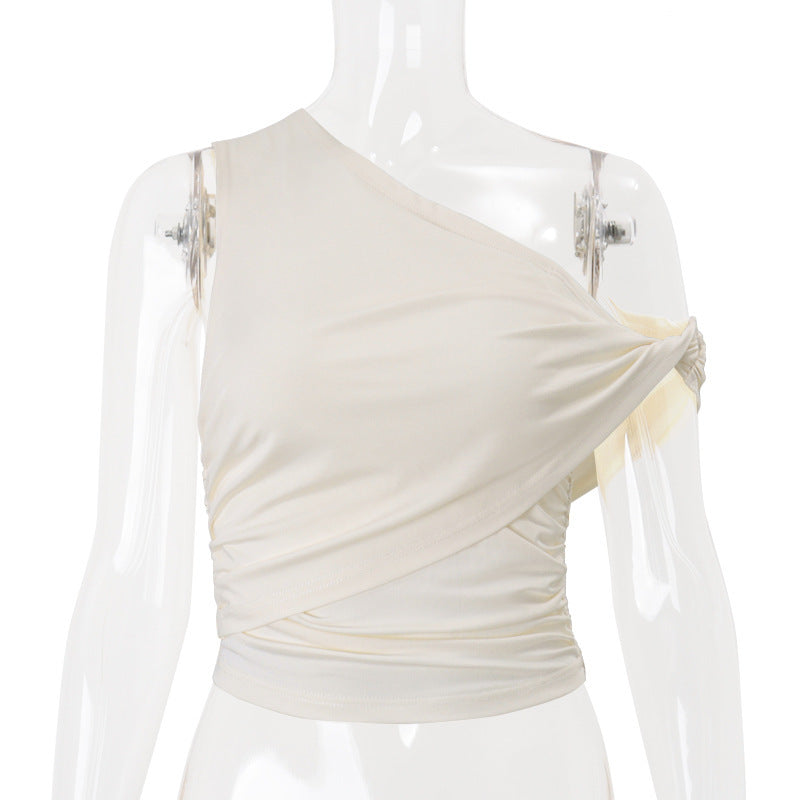 Dame pusletaske med asymmetrisk snit og innovativt design Stilla