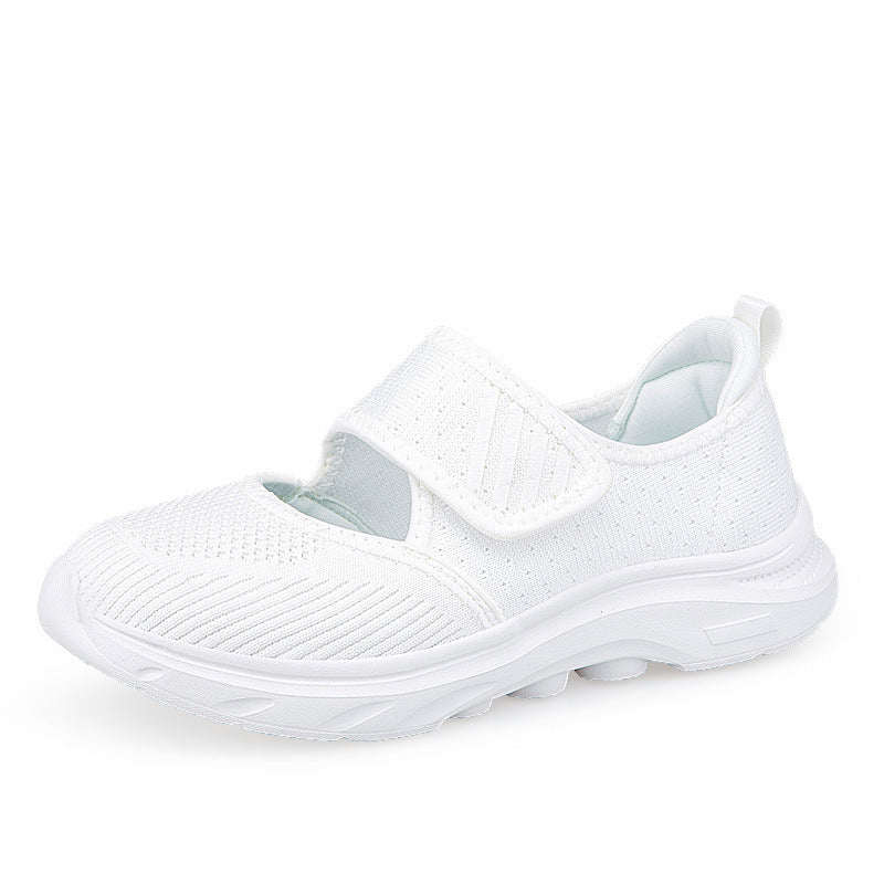 Dame nan Strik-Bælte-Sneaker med Velcro, polstret fodseng og stødabsorberende EVA-sål Skovae