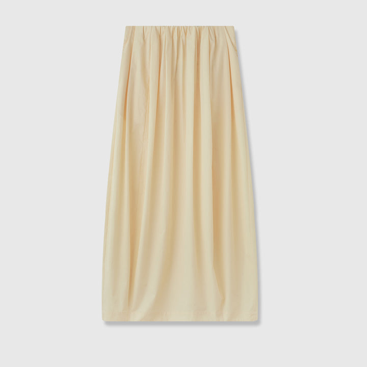 Dame Maxi-nederdel med elastisk talje og elegant fald Stilla