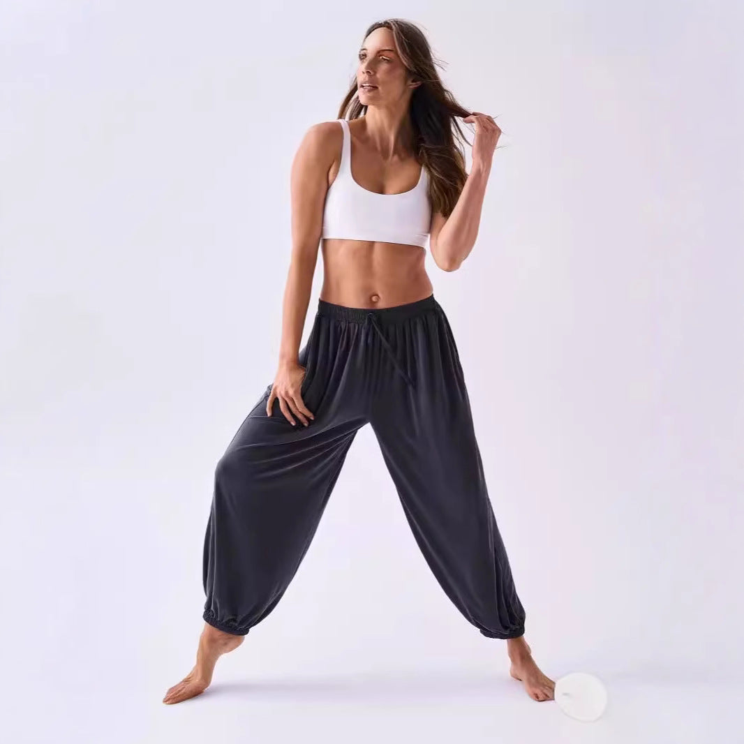 Kvinders afslappede sweatpants med elastisk talje og smal ben Skovae