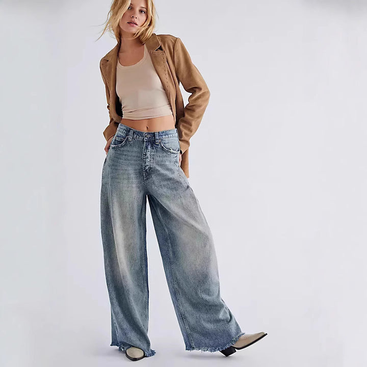 Damevidde Høj Talje Jeans Skovae